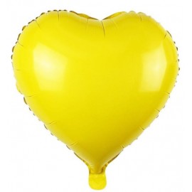 Ballon coeur en aluminium 46 cm