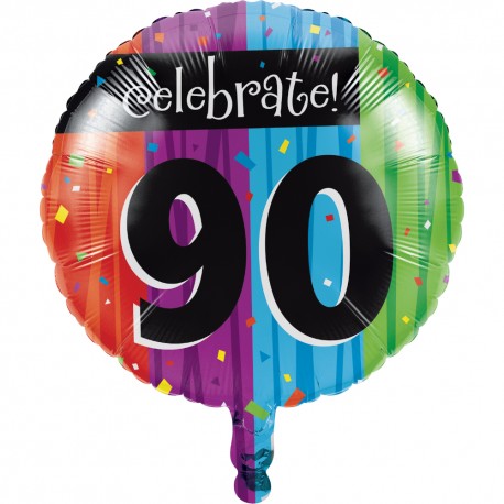 Ballon Foil 90 Milestone