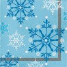 16 Serviettes Flocons de Neige de 33 Cm