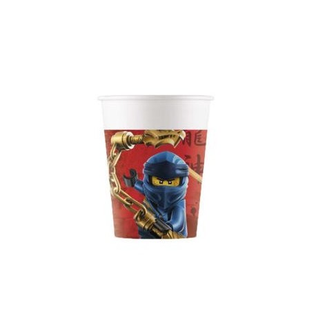 8 Vasos Lego Ninjago 200 ml