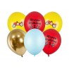 6 Globos Happy Birthday 30 cm