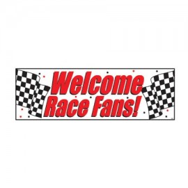 Pancarta Welcome Race Fans