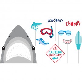 10 Accéssoires Requin pour Photobooth