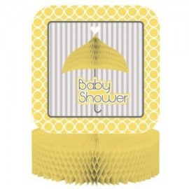 Centro de Mesa Baby Shower Amarillo 30 cm