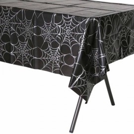 Nappe Noire Toile d’araignée 137 x 274 cm