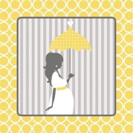 16 Serviettes Baby Shower Jaunes