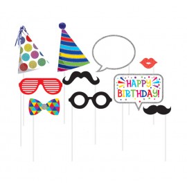 10 Accesorios de Cumpleaños para Photocall