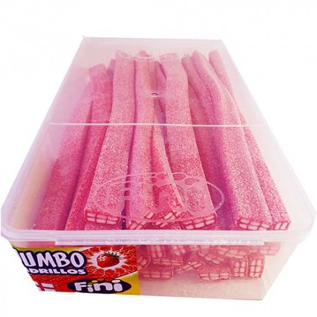 30 réglisses Fini Jumbo Fraise Briques