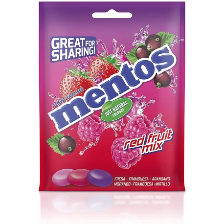 7 Caramelos Mentos Pouch Bag Berry Mix