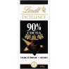 Tabletas Chocolate Lindt Excellence 90% 100 gr