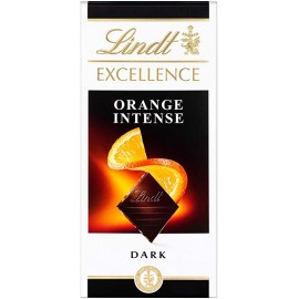 5 tablettes de chocolat Lindt Excellence Orange