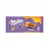 23 tablettes de chocolat Milka Caramel 