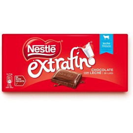 22 tablettes de chocolat Nestlé Extrafin au lait