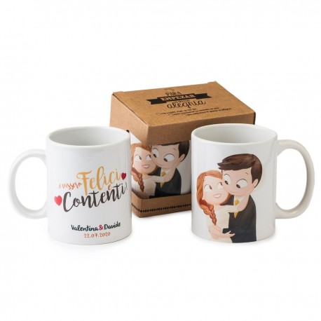 Tasse en Céramique Boyfriend Pop & Fun Caress Italian