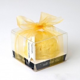 Bougie Parfumée Au Citron Avec Ruban 6 cm