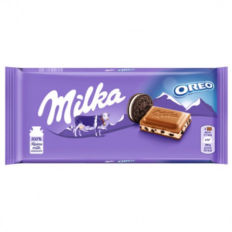 22 tablettes de chocolat Milka Oreo