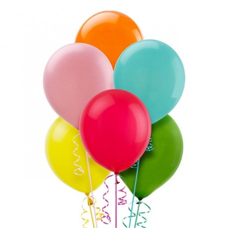 Ballons de Baudruche Ronds Latex 25cm