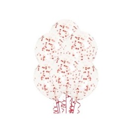 6 Ballons à Confettis 30 cm