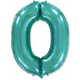 Ballon Numero 0 Aluminium 86 cm