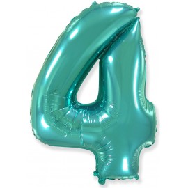 Ballon Mylar Numéro 4 81 cm