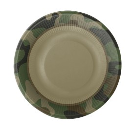 Assiettes Jetables Camouflage