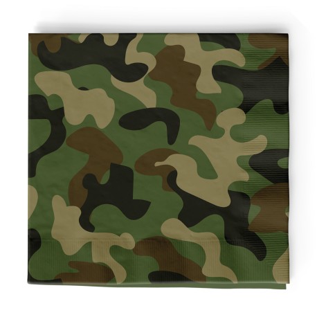 Serviettes Camouflage