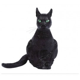 Chat noir en latex 35 Cms