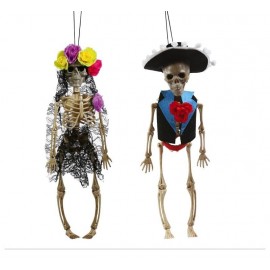 Pendentifs squelettes mexicains assortis 40 Cms