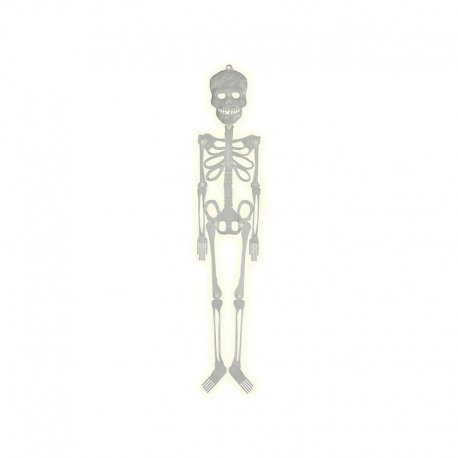 Squelette suspendu fluorescent 90 cm