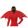 Ailes Rouges Paillettées 91 x 37 Cms