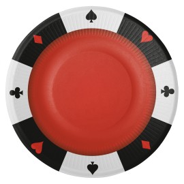 8 Assiettes Casino 23 cm