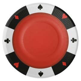 8 Assietes Casino 23 cm