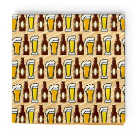 16 Serviettes Bière 33 cm