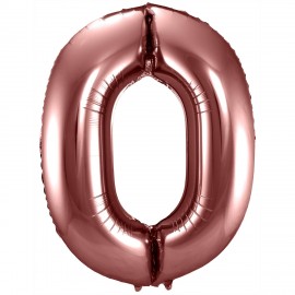 Ballon Numero 0 Aluminium 86 cm