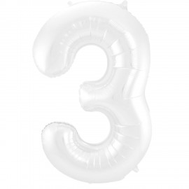 Ballon Mylar Numéro 3 81 cm