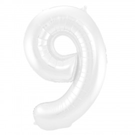 Ballon Mylar Numéro 9 81 cm