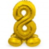 Ballons Chiffres 8 de 72 cm Avec Soutien