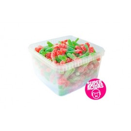 Bonbons Gélifiés Acidulés Fraises et Pommes 290 Unités