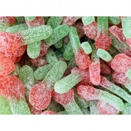Bonbons Gélifiés Acidulés Fraises et Pommes 290 Unités