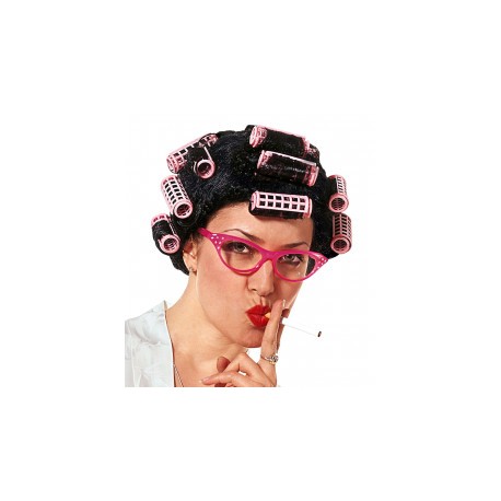 Perruque "Desperate Housewife" avec Tubes
