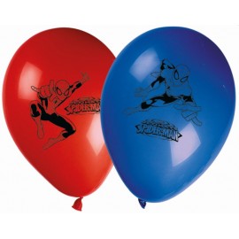 6 Ballons SpiderMan en Latex