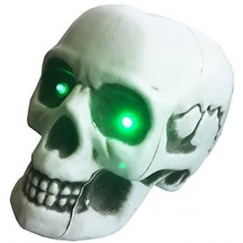 Crâne de pirate avec yeux à led changeant de couleur