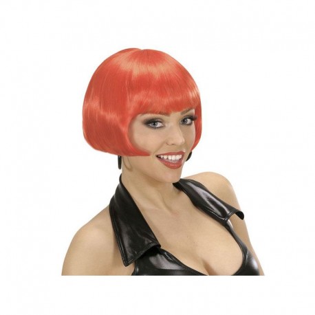 Perruque de Cheveux Courts Orange