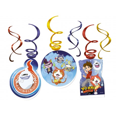 6 Colgantes Yo Kai Watch