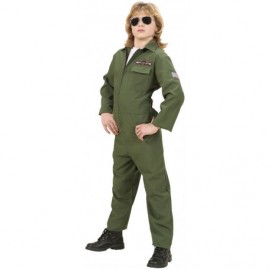 Costume de pilote d'avion de chasse pour enfants