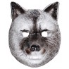 Masque loup en plastique