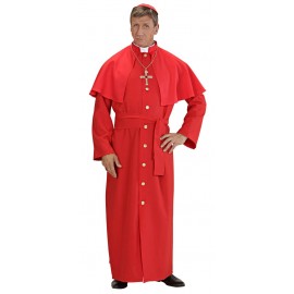 Costume de cardinal rouge pour adultes