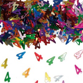 Confettis Chiffre 4