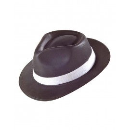 Chapeau de gangster noir ou brun