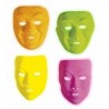Masque en plastique fluorescent